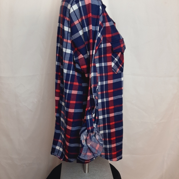 Womens plaid size 3xl button down - Picture 2 of 4
